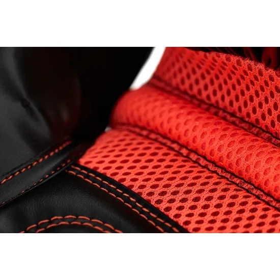 Боксерские перчатки  Adidas Hybrid 80 Black/Red 10 унций