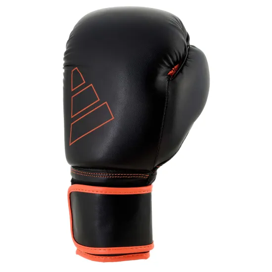 Боксерские перчатки  Adidas Hybrid 80 Black/Red 10 унций