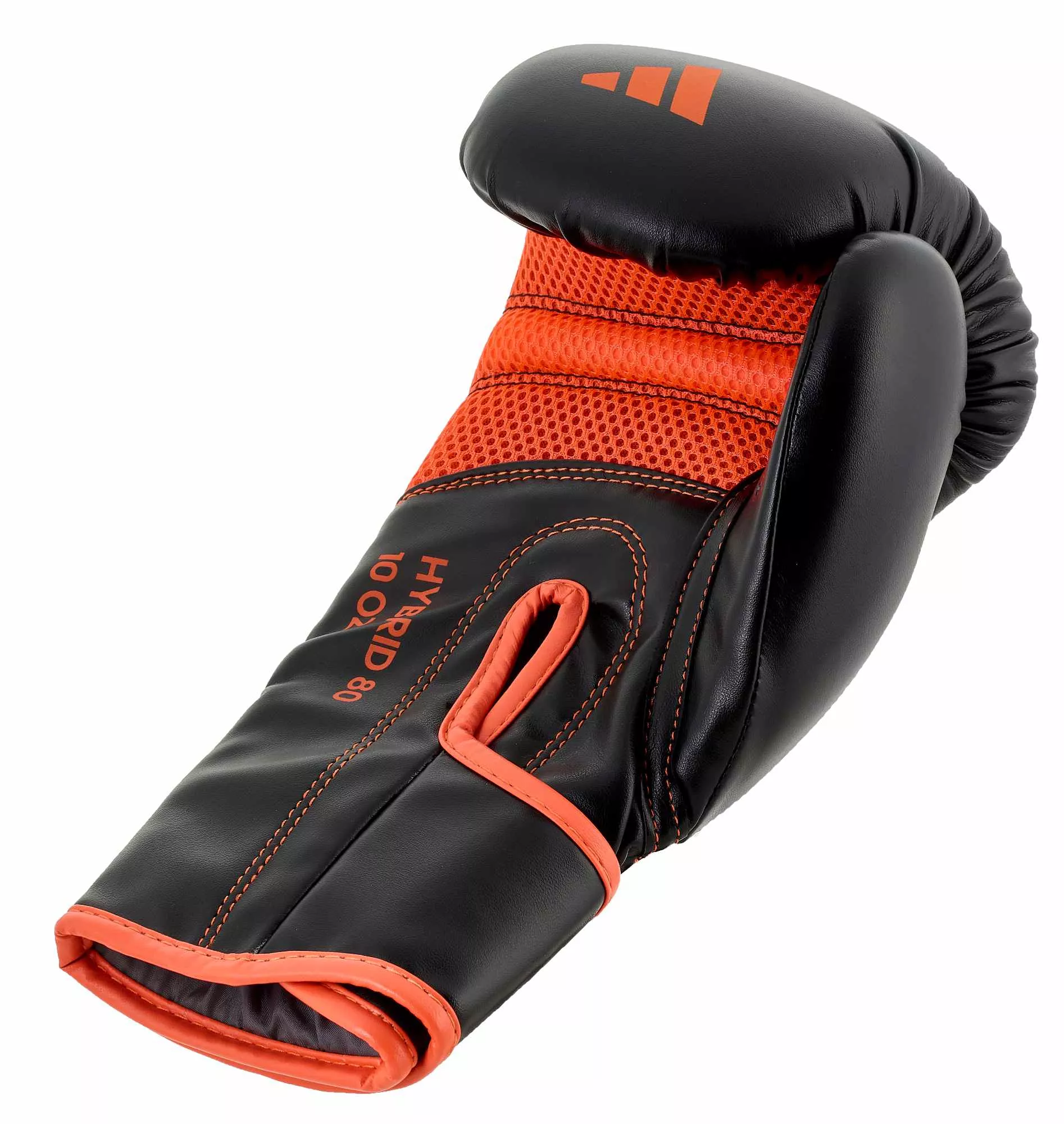 Боксерские перчатки  Adidas Hybrid 80 Black/Red 10 унций