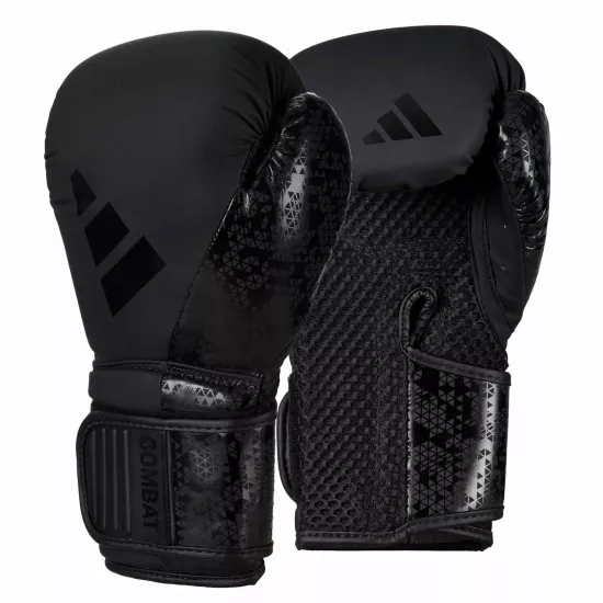 Боксерські рукавички Adidas Combat 50 Чорні-10 унцій