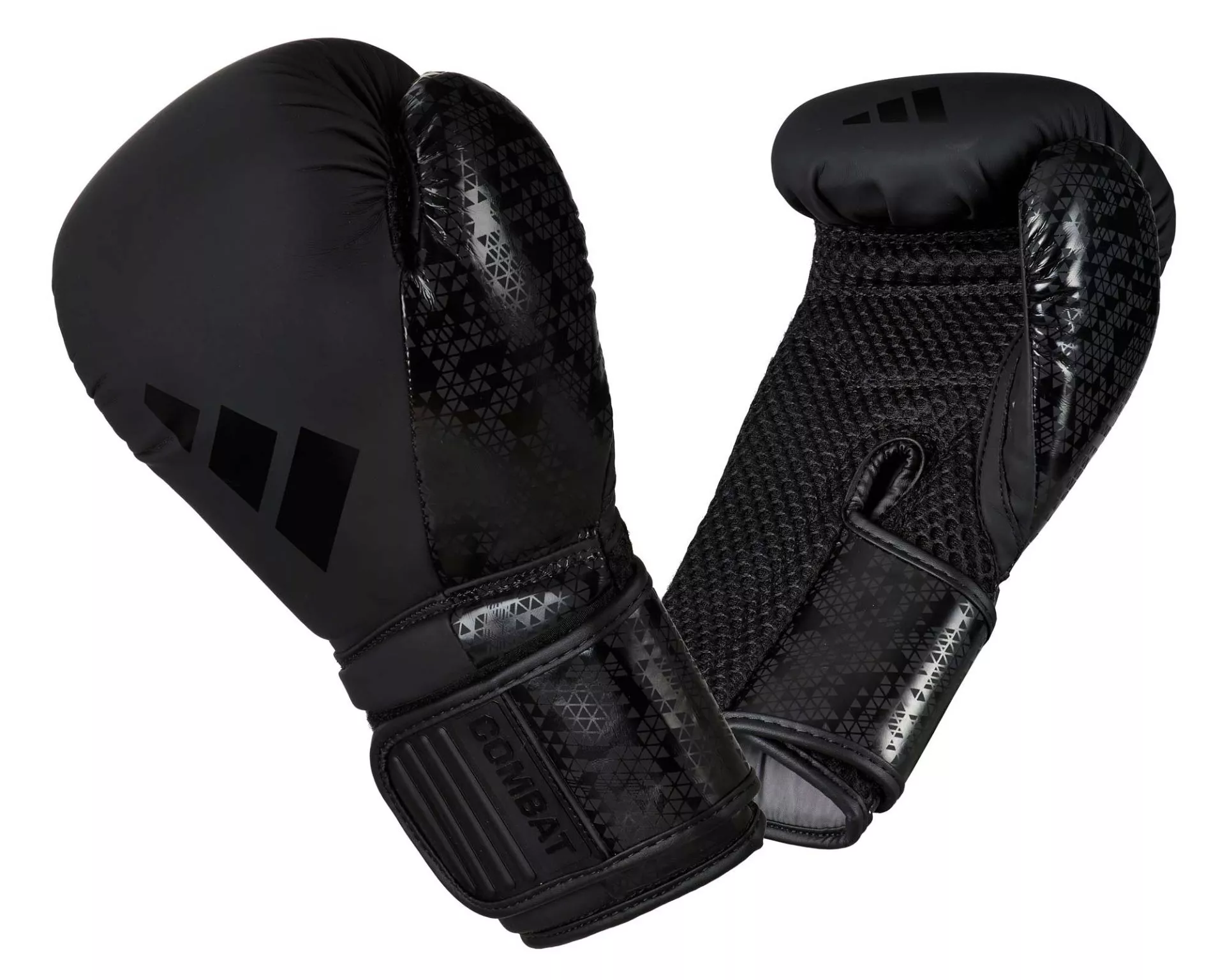 Боксерские перчатки Adidas Combat 50 Черные-10 унций
