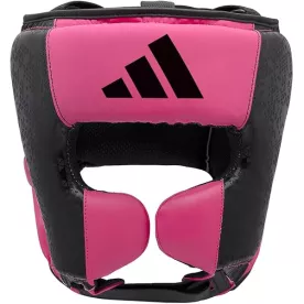 Шлем боксерский Adidas Combat 50 Черный/розовый-M