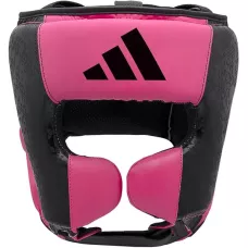 Шолом боксерський Adidas Combat 50 Чорний/рожевий-S