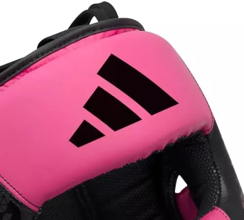 Шлем боксерский Adidas Combat 50 Черный/розовый-S