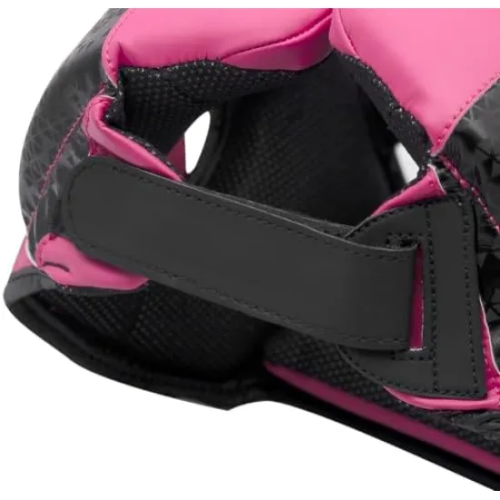 Шлем боксерский Adidas Combat 50 Черный/розовый-S