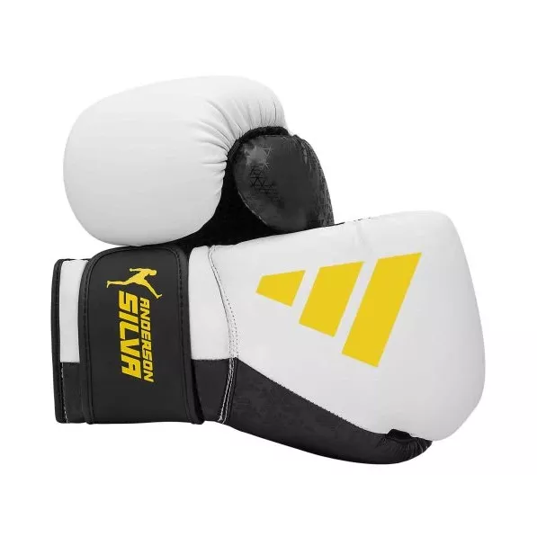 Боксерские перчатки ADIDAS X ANDERSON SILVA 50 White-10 унций