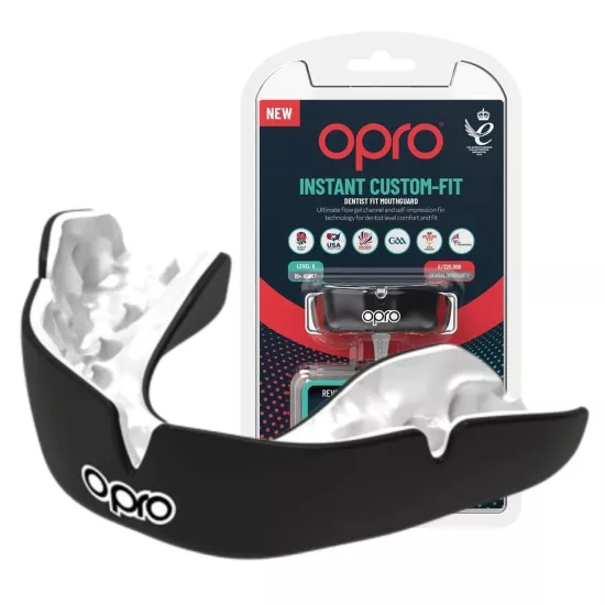 Капа OPRO Instant Black/White-доросла