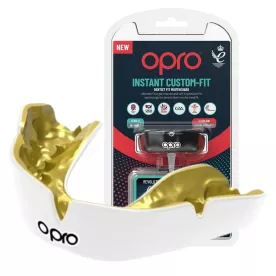 Капа OPRO Instant White/Gold-взрослая