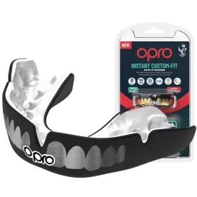 Капа OPRO Instant TEETH Black/Silver-доросла