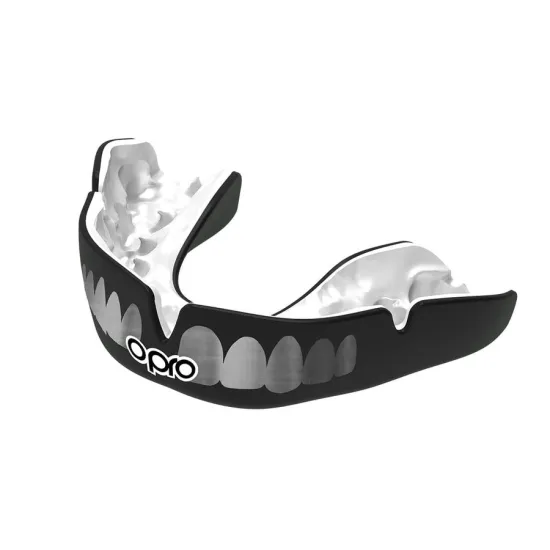 Капа OPRO Instant TEETH Black/Silver-доросла
