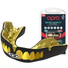 Капа OPRO Instant TEETH Black/Gold-взрослая