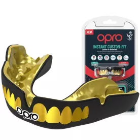 Капа OPRO Instant TEETH Black/Gold-доросла