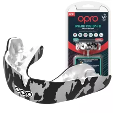 Капа OPRO Instant CAMO Black/White-взрослая