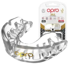 Капа OPRO Gold Clear-детская