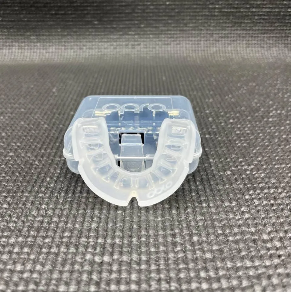 Капа OPRO Gold Clear-детская