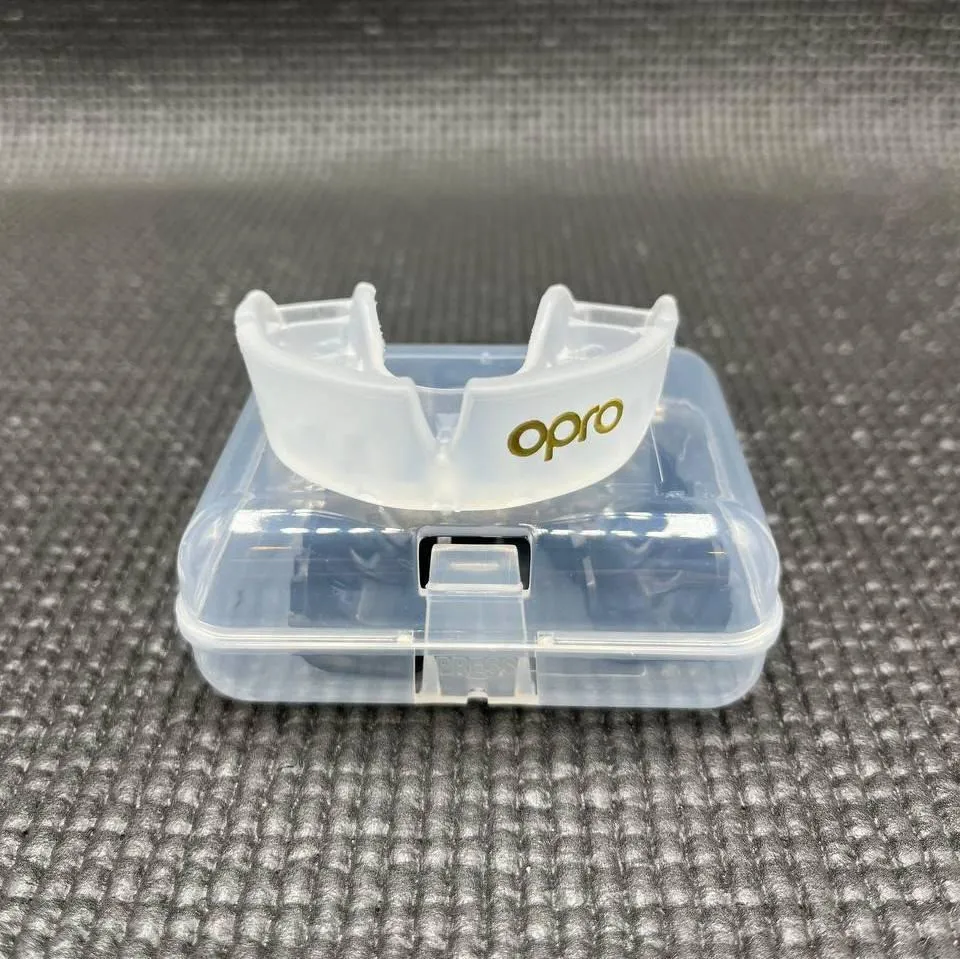 Капа OPRO Gold Clear-детская