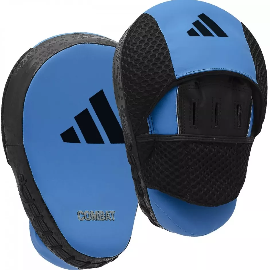 Лапы Adidas Combat 50 Синие-18х24см