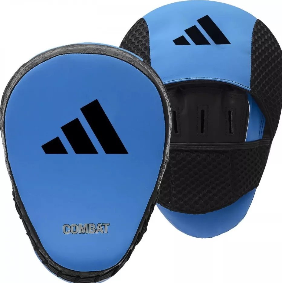 Лапы Adidas Combat 50 Синие-18х24см
