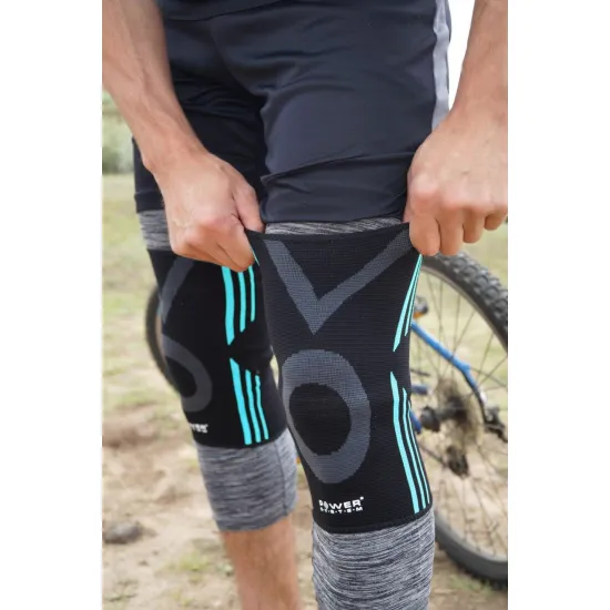 Наколінники Power System PS-6021 Knee Support Evo Black/Blue (пара) M