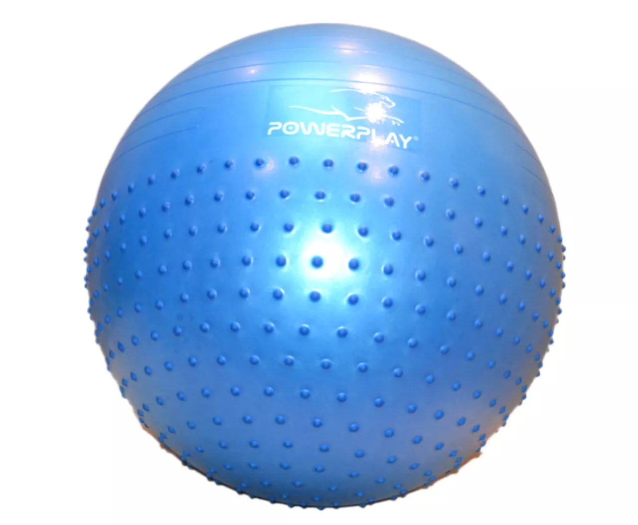 Фитбол полумассажный PowerPlay 4003 65cm Gymball Синий + насос