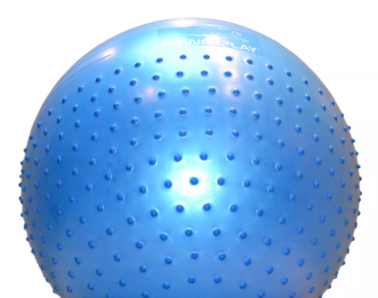 Фитбол полумассажный PowerPlay 4003 65cm Gymball Синий + насос