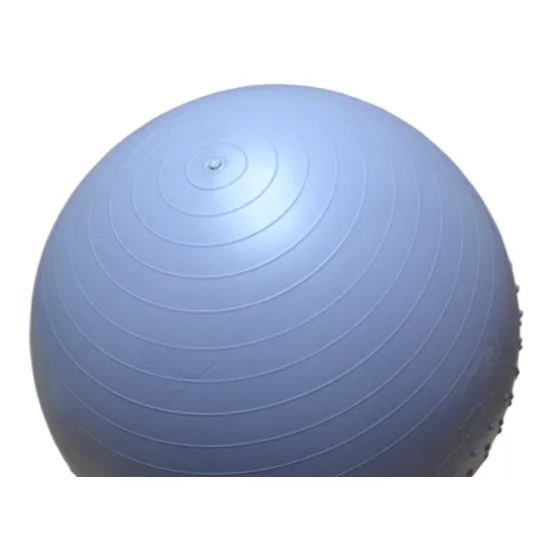 Фітбол напівмасажний PowerPlay 4003 Ø75 cm Gymball Sky Blue + помпа