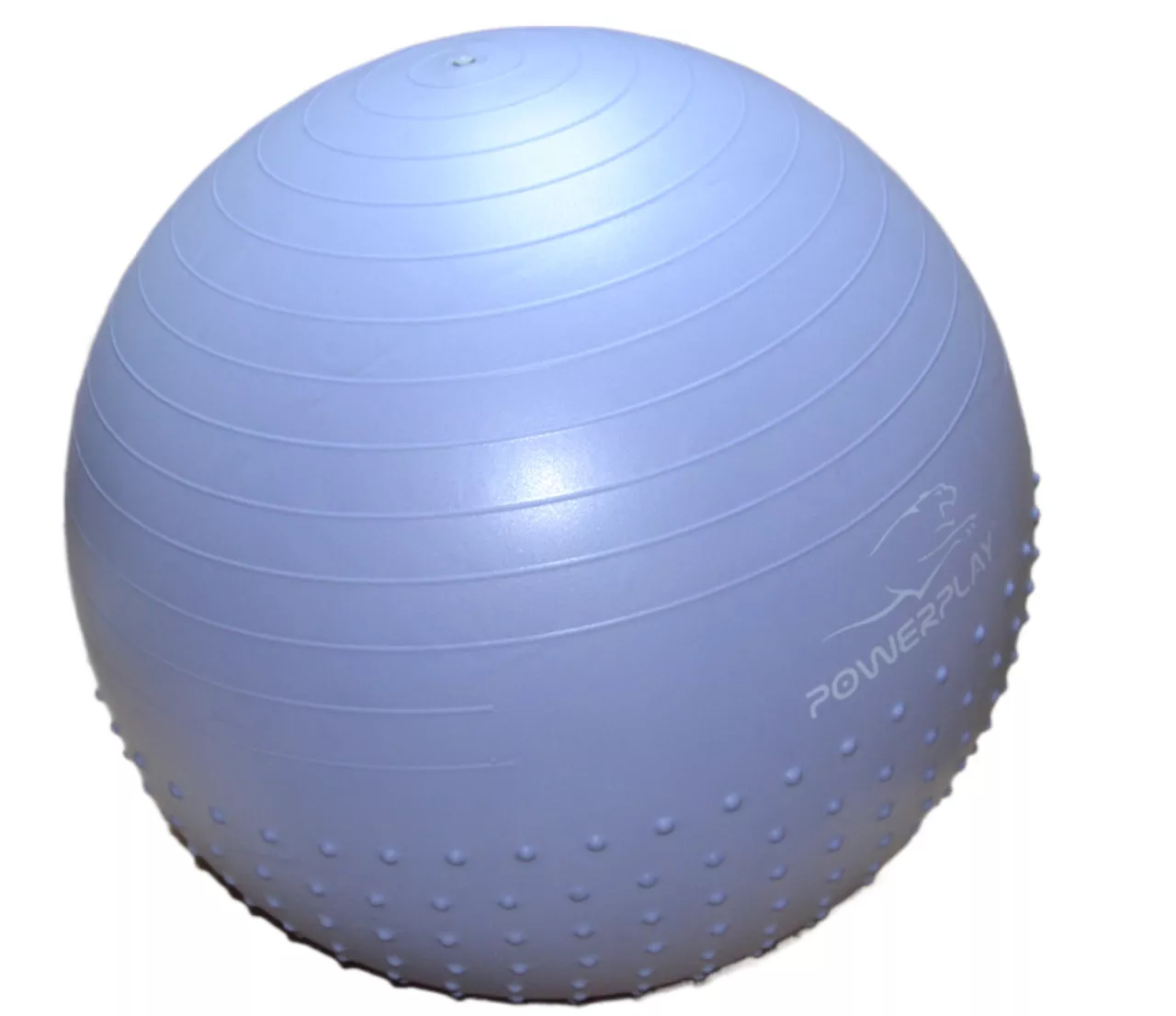 Фитбол полумассажный PowerPlay 4003 Ø75 cm Gymball Sky Blue + насос