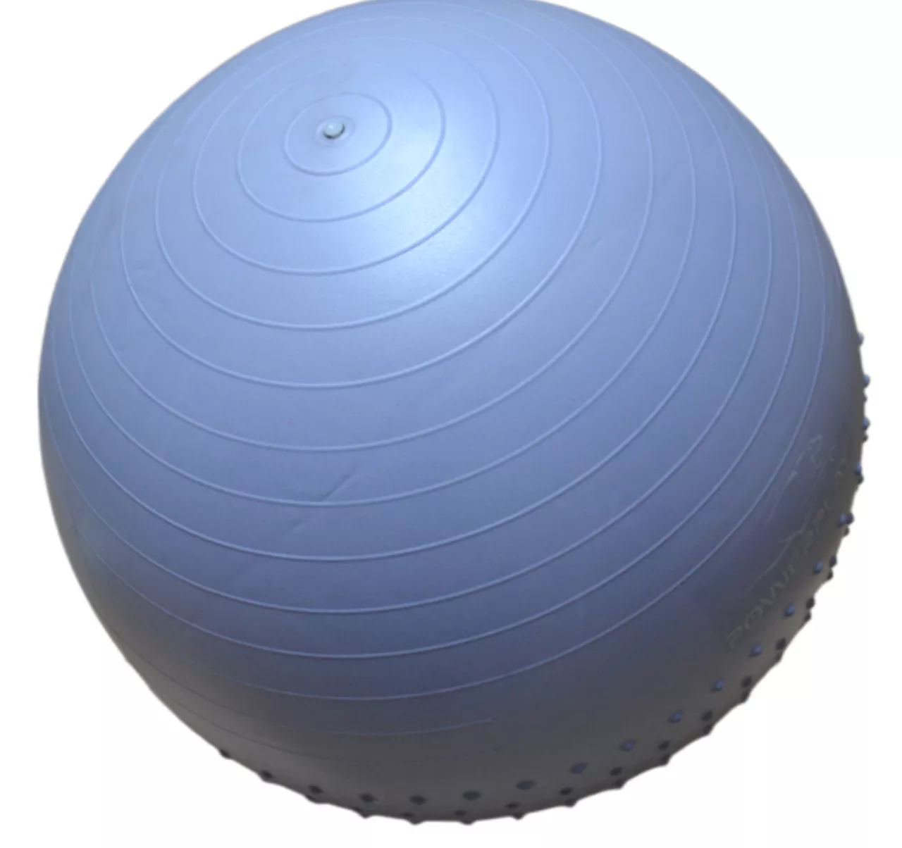 Фитбол полумассажный PowerPlay 4003 Ø75 cm Gymball Sky Blue + насос