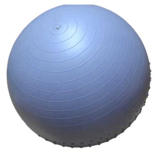 Фітбол напівмасажний PowerPlay 4003 Ø75 cm Gymball Sky Blue + помпа