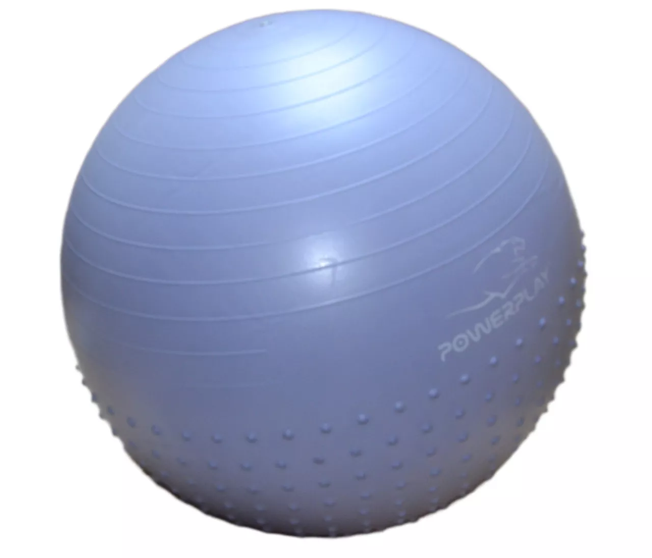 Фитбол полумассажный PowerPlay 4003 Ø75 cm Gymball Sky Blue + насос