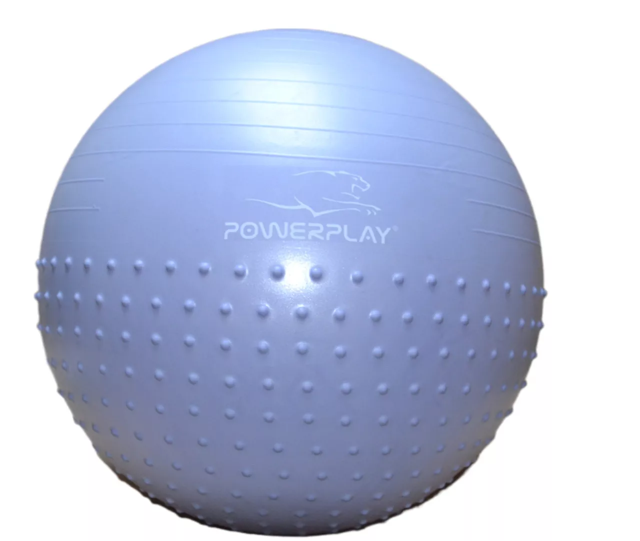 Фитбол полумассажный PowerPlay 4003 Ø75 cm Gymball Sky Blue + насос