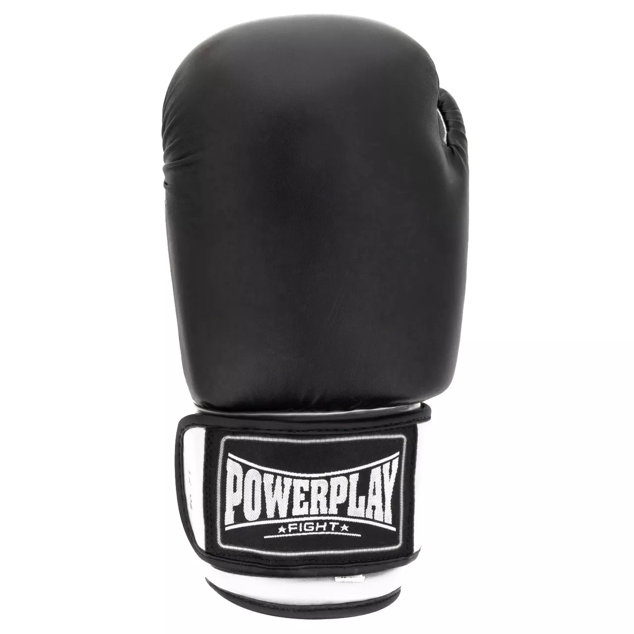 Боксерские перчатки PowerPlay 3004 Classic Черно-Белые 10 унций
