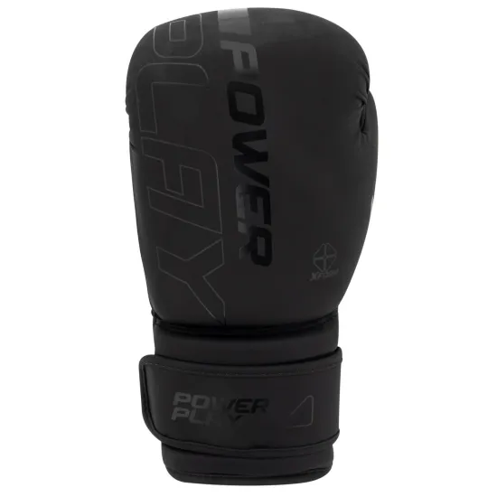 Боксерські рукавиці PowerPlay 3024 Ultra Mat Чорні 8 унцій