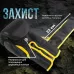 Боксерские перчатки PowerPlay 3021 Украина Черно-желтые 8 унций