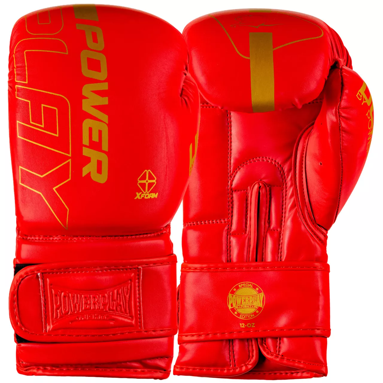 Боксерские перчатки PowerPlay 3089 Alpha Красные 10 унций