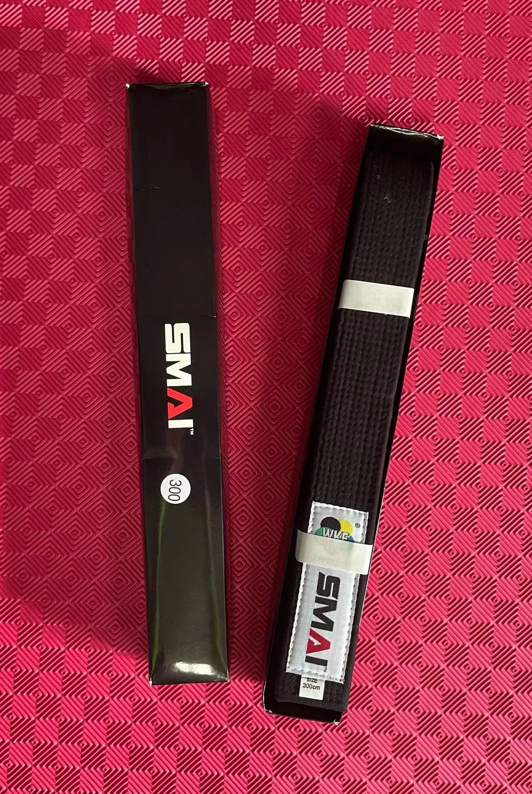 Пояс для кимоно Smai Premium Version WKF Черный-260