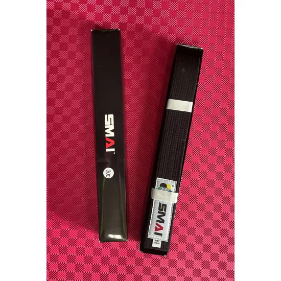 Пояс для кимоно Smai Premium Version WKF Черный-260