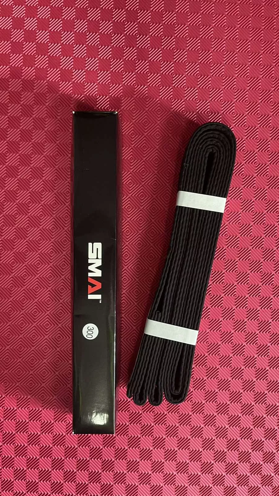 Пояс для кимоно Smai Premium Version WKF Черный-260