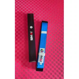 Пояс для кимоно Smai Premium Version WKF Голубой-260