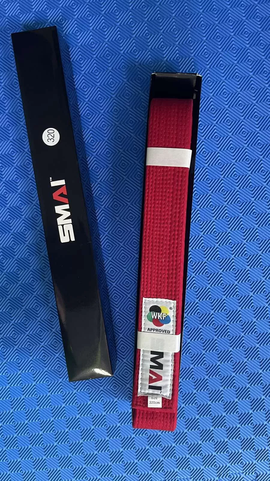 Пояс для кимоно Smai Premium Version WKF Красный-260