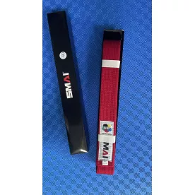 Пояс для кимоно Smai Premium Version WKF Красный-260