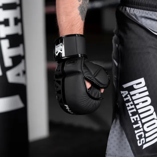 Рукавиці для ММА Phantom APEX Sparring Black S/M