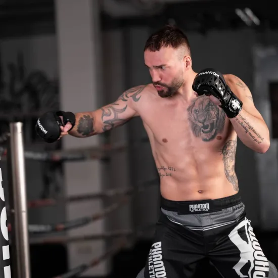 Рукавиці для ММА Phantom APEX Sparring Black S/M