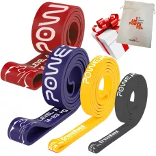 Еспандер для фітнесу і кроссфіту PowerPlay PP_0014 набір 4шт. опір 2-39кг. (сумарно 83кг.)