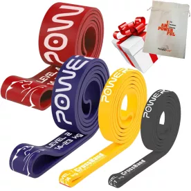 Еспандер для фітнесу і кроссфіту PowerPlay PP_0014 набір 4шт. опір 2-39кг. (сумарно 83кг.)