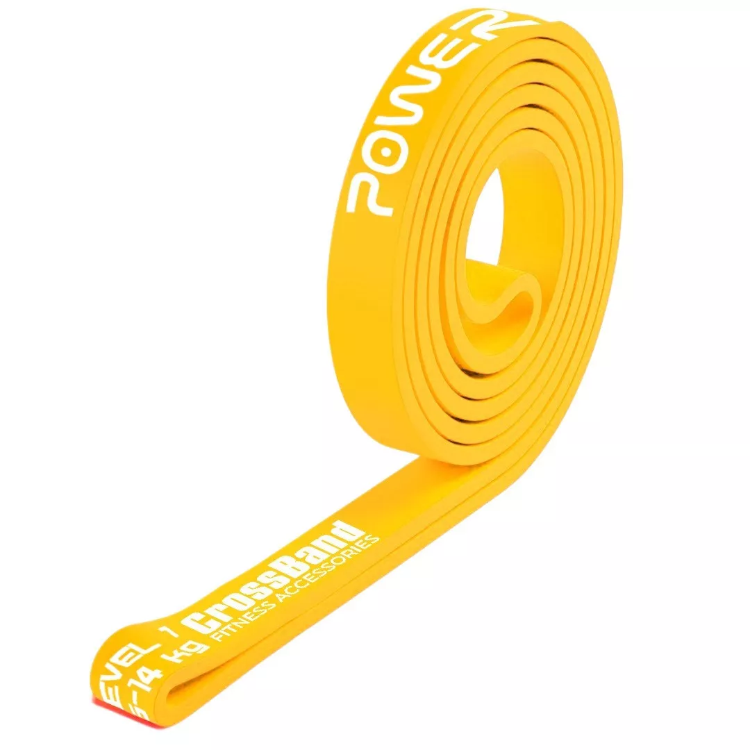 Еспандер для фітнесу і кроссфіту PowerPlay PP_0015 набір 4шт. опір 5-45кг. (сумарно 114кг.)