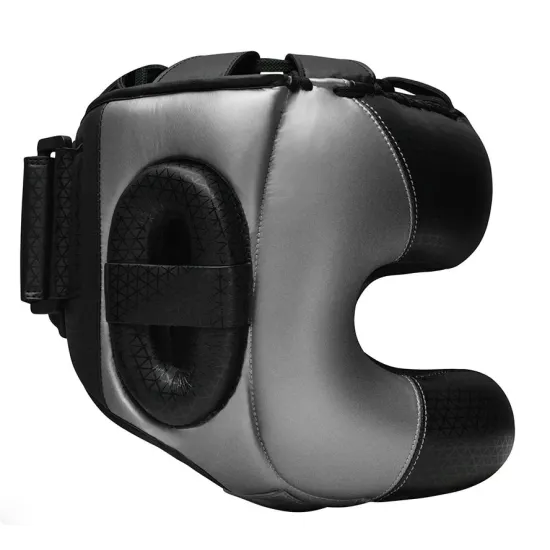 Боксерский шлем с бампером RDX L2 Mark Pro Silver M