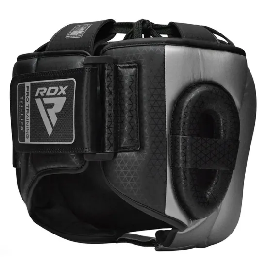 Боксерский шлем с бампером RDX L2 Mark Pro Silver M