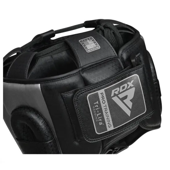 Боксерский шлем с бампером RDX L2 Mark Pro Silver M