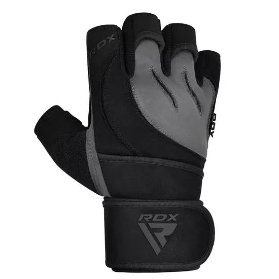 Рукавички для фітнесу RDX L4 Micro Gray/Black S